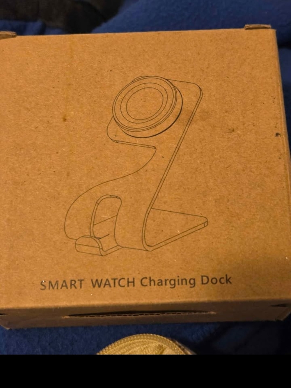 Smart Watch Charging Dock Stand - Brown